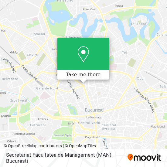 Secretariat Facultatea de Management (MAN) map