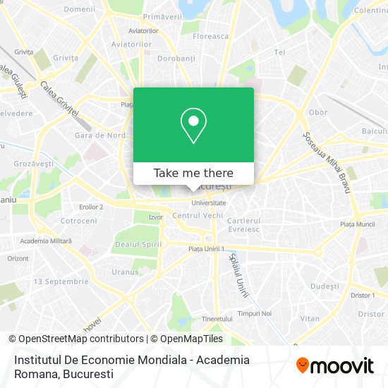 Institutul De Economie Mondiala - Academia Romana map