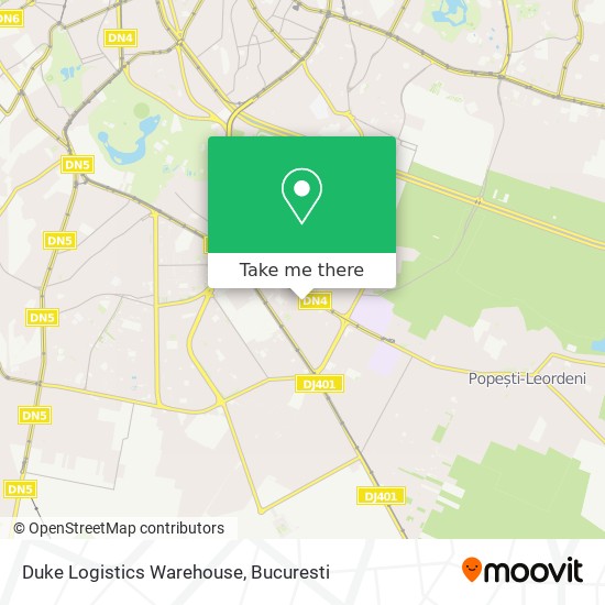 Duke Logistics Warehouse map