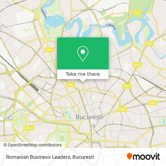 Romanian Business Leaders map