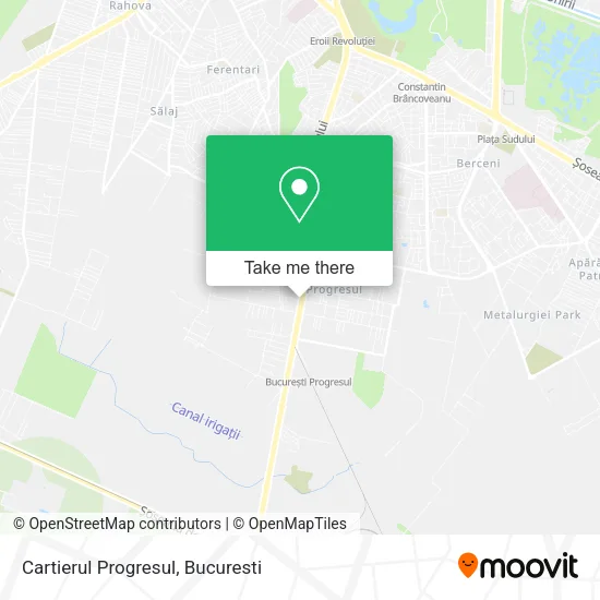 Cartierul Progresul map