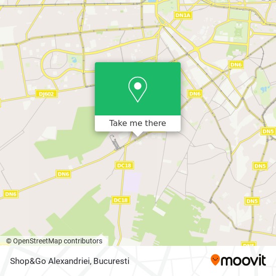 Shop&Go Alexandriei map