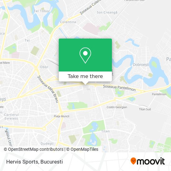 Hervis Sports map