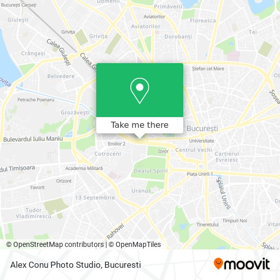 Alex Conu Photo Studio map