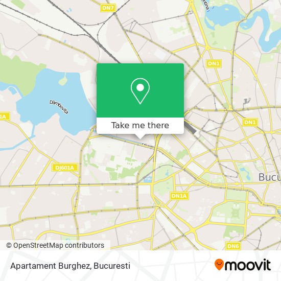 Apartament Burghez map