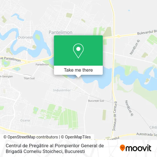 Centrul de Pregătire al Pompierilor  General de Brigadă Corneliu Stoicheci map