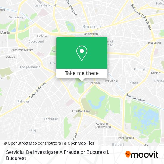 Serviciul De Investigare A Fraudelor Bucuresti map
