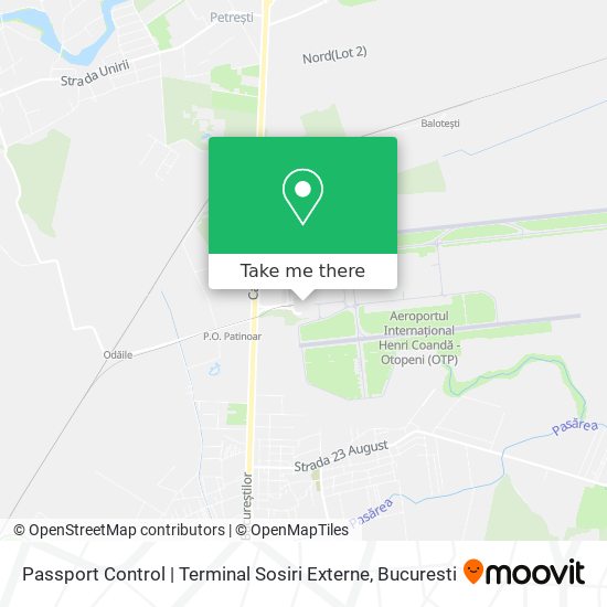 Passport Control | Terminal Sosiri Externe map