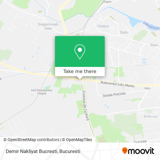 Demir Nakliyat Bucresti map