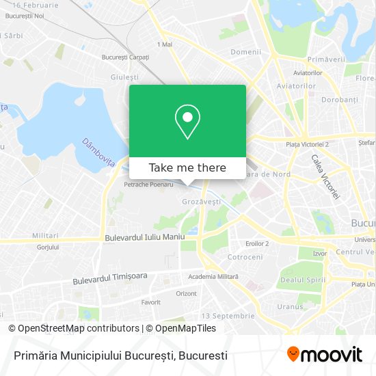 Primăria Municipiului București map