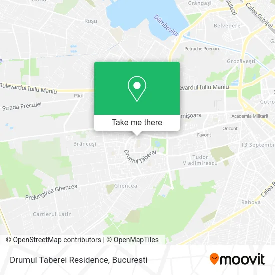 Drumul Taberei Residence map