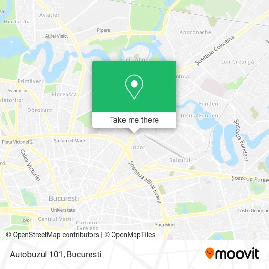 Autobuzul 101 map