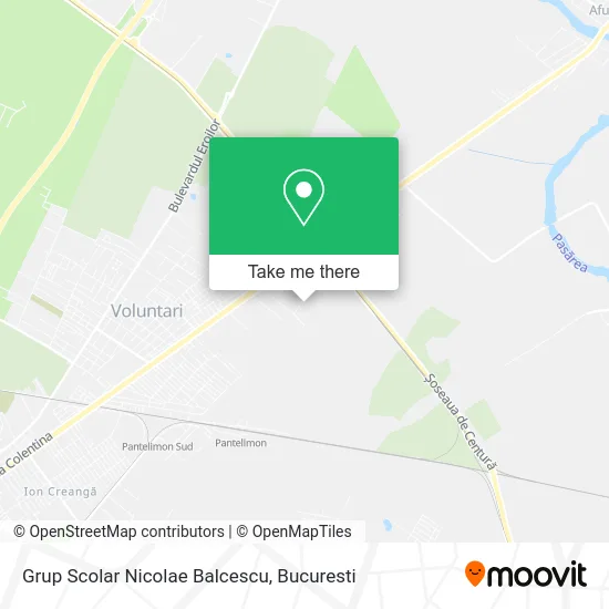 Grup Scolar Nicolae Balcescu map