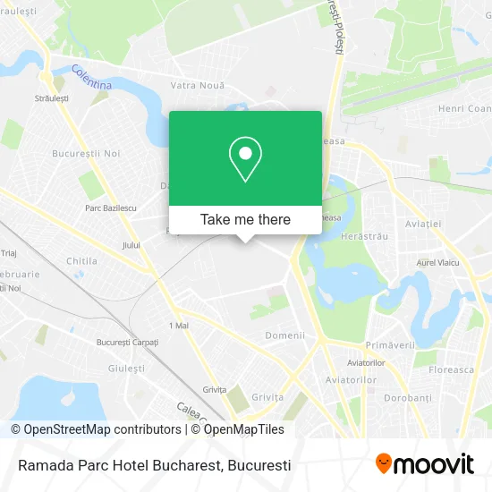 Ramada Parc Hotel Bucharest map