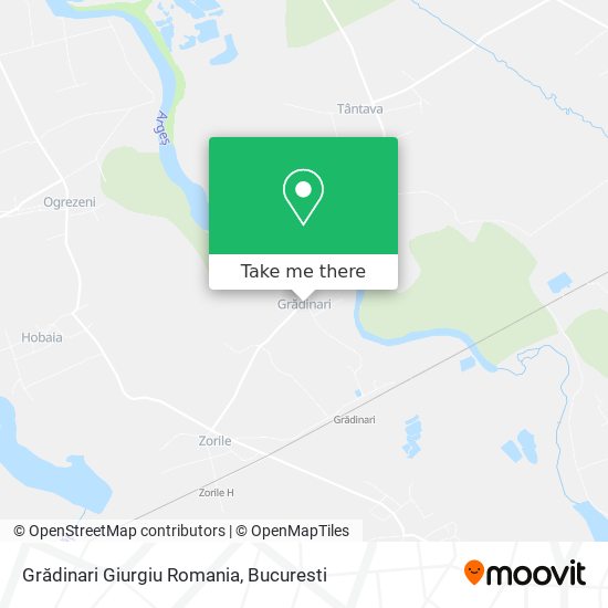 Grădinari Giurgiu Romania map