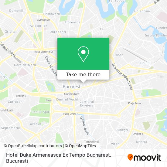 Hotel Duke Armeneasca Ex Tempo Bucharest map