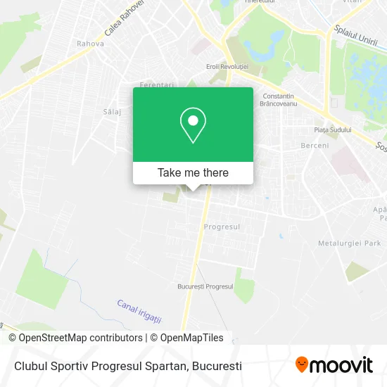 Clubul Sportiv Progresul Spartan map