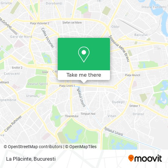 La Plăcinte map