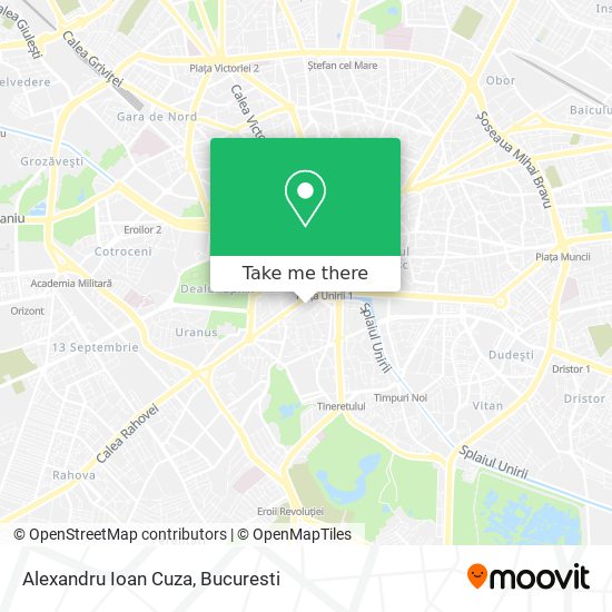 Alexandru Ioan Cuza map