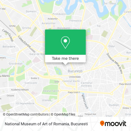 National Museum of Art of Romania map