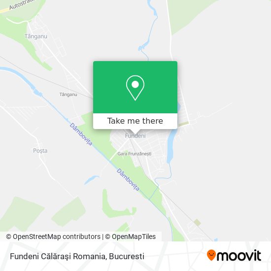 Fundeni Călăraşi Romania map
