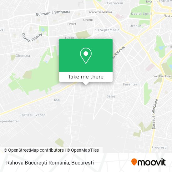 Rahova București Romania map