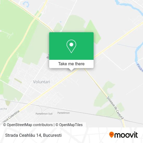 Strada Ceahlău 14 map