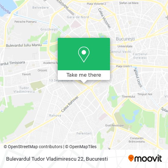 Bulevardul Tudor Vladimirescu 22 map