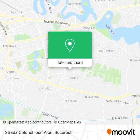 Strada Colonel Iosif Albu map