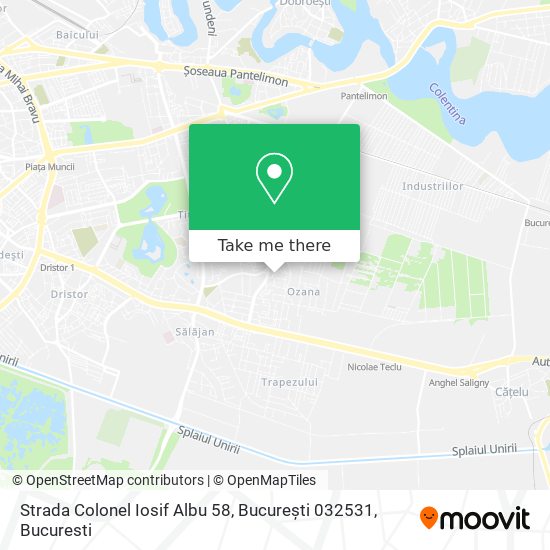 Strada Colonel Iosif Albu 58, București 032531 map