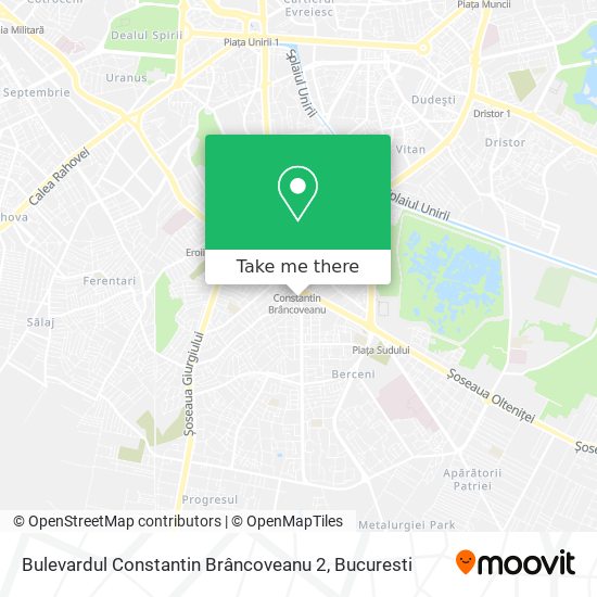 Bulevardul Constantin Brâncoveanu 2 map
