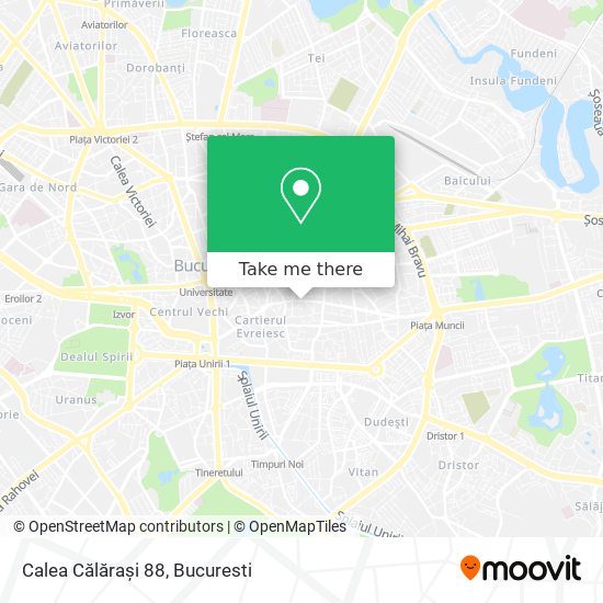 Calea Călărași 88 map