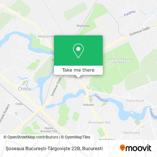 Șoseaua București-Târgoviște 22B map