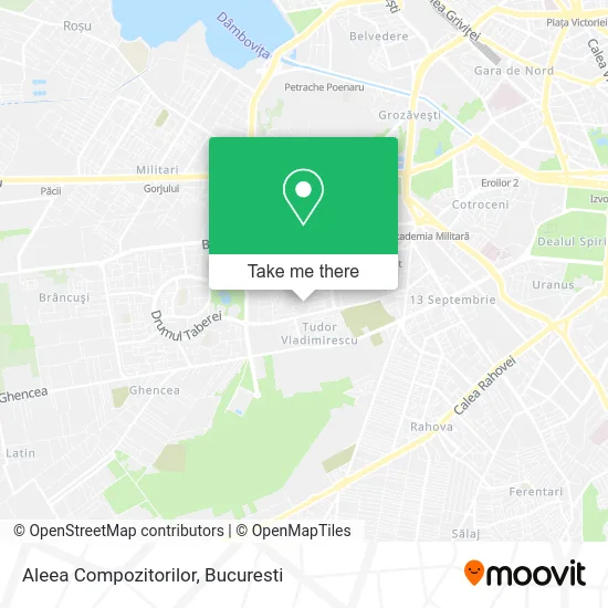 Aleea Compozitorilor map