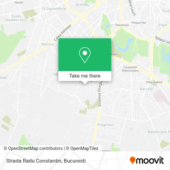 Strada Radu Constantin map