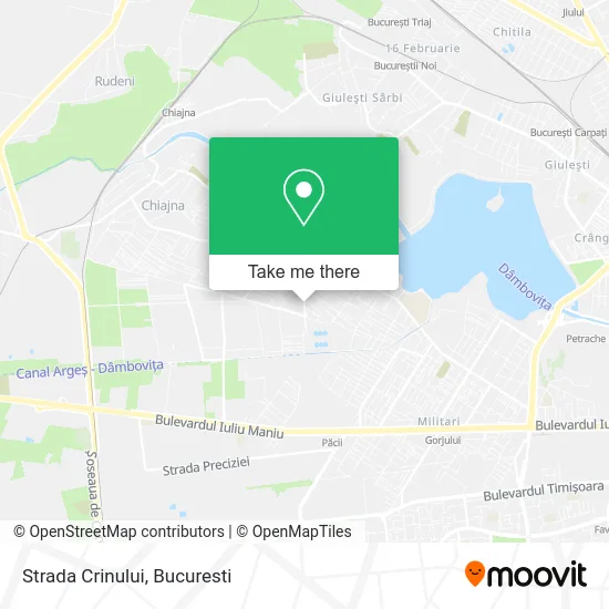 Strada Crinului map
