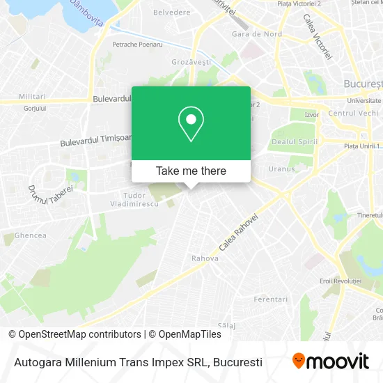 Autogara Millenium Trans Impex SRL map
