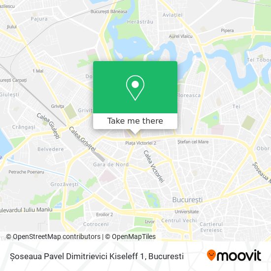 Șoseaua Pavel Dimitrievici Kiseleff 1 map