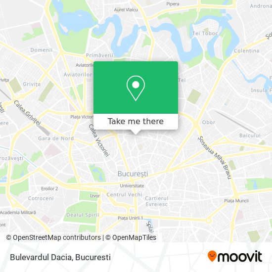 Bulevardul Dacia map