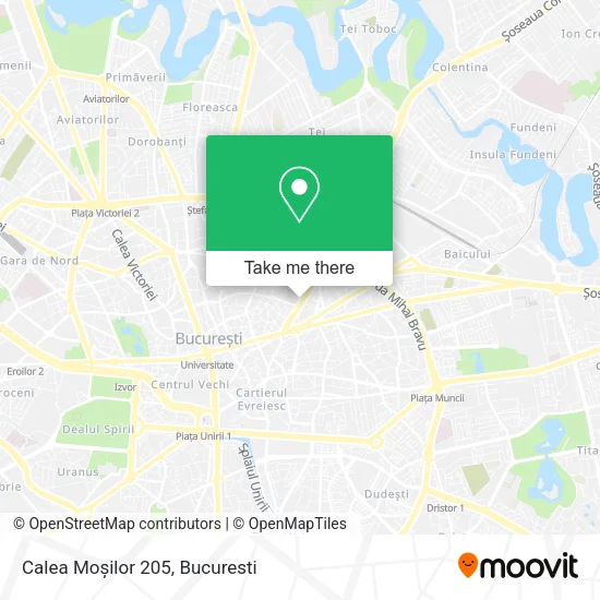 Calea Moșilor 205 map