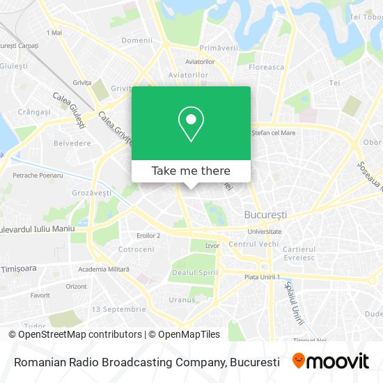 Romanian Radio Broadcasting Company map