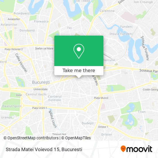 Strada Matei Voievod 15 map