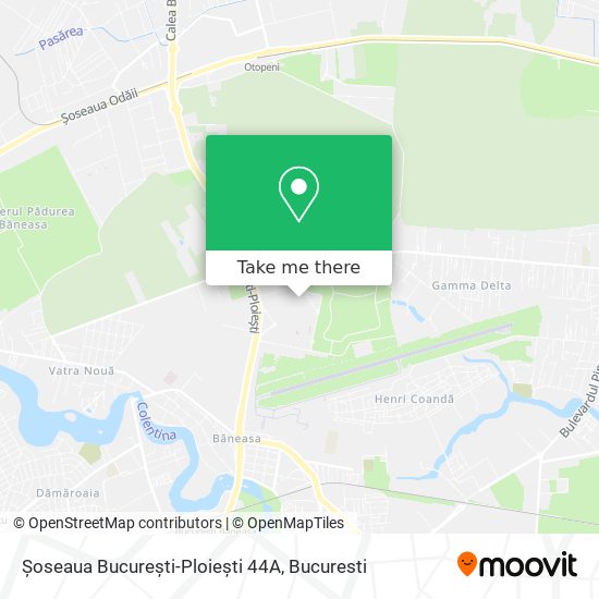 Șoseaua București-Ploiești 44A map