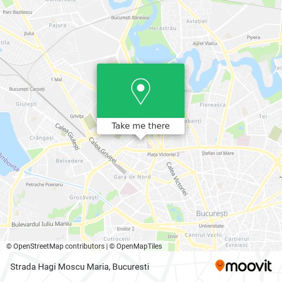 Strada Hagi Moscu Maria map