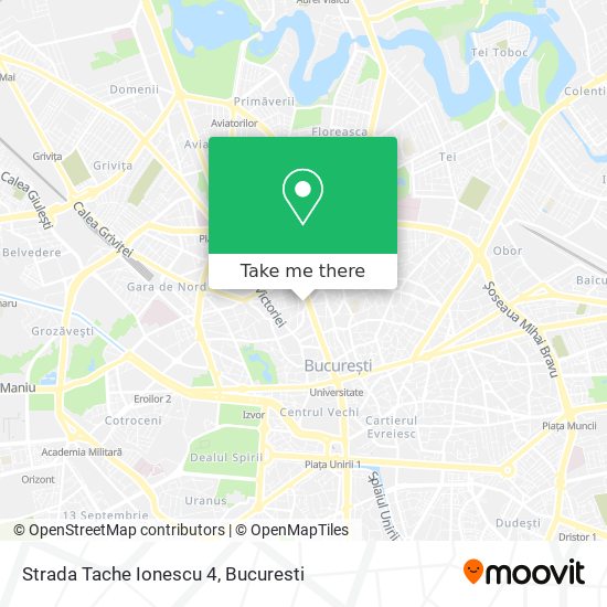 Strada Tache Ionescu 4 map