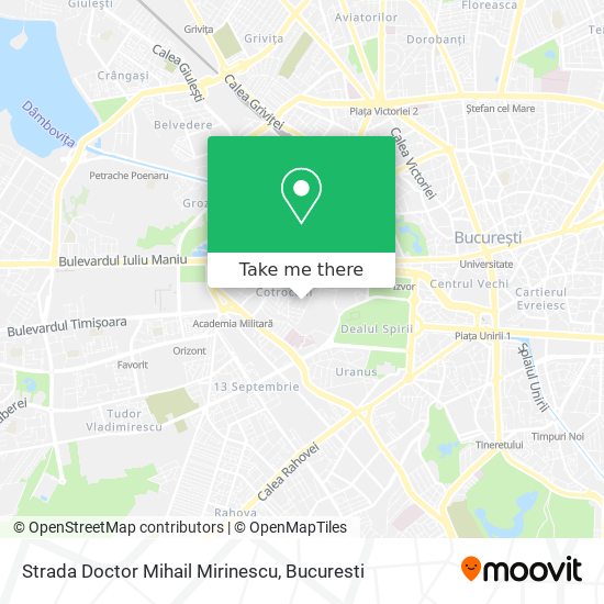 Strada Doctor Mihail Mirinescu map