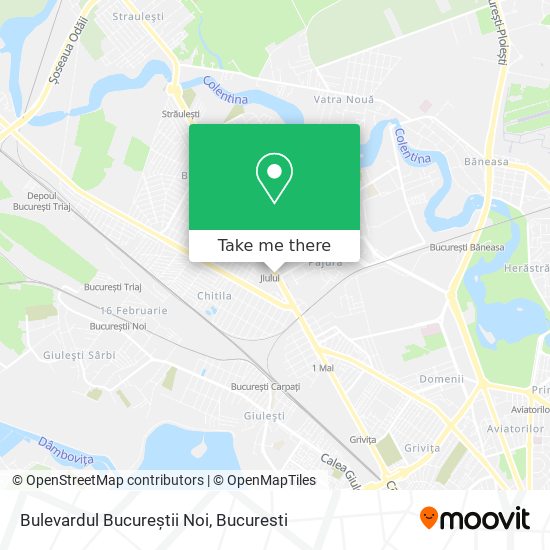 Bulevardul Bucureștii Noi map