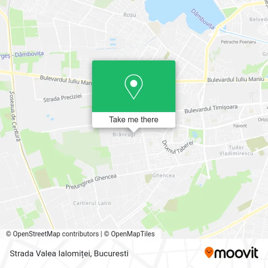 Strada Valea Ialomiței map