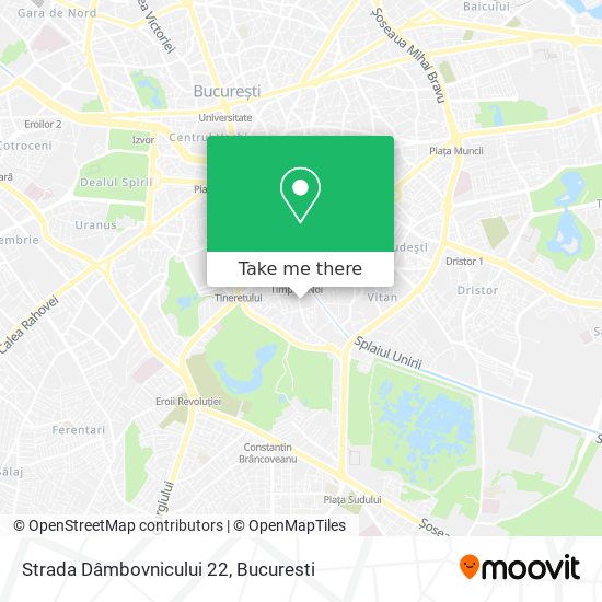 Strada Dâmbovnicului 22 map