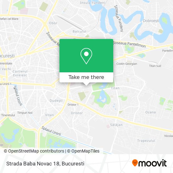 Strada Baba Novac 18 map
